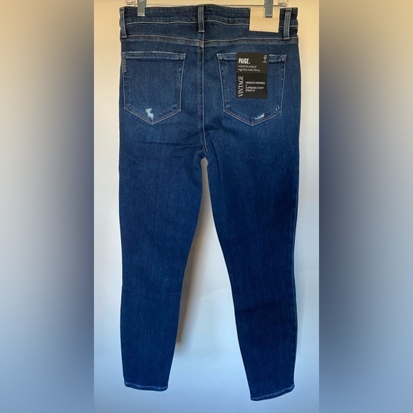 NEW w/TAGS PAIGE Hoxton High Rise Ankle Skinny Jeans Women's Size 30 - Picture 6 of 11